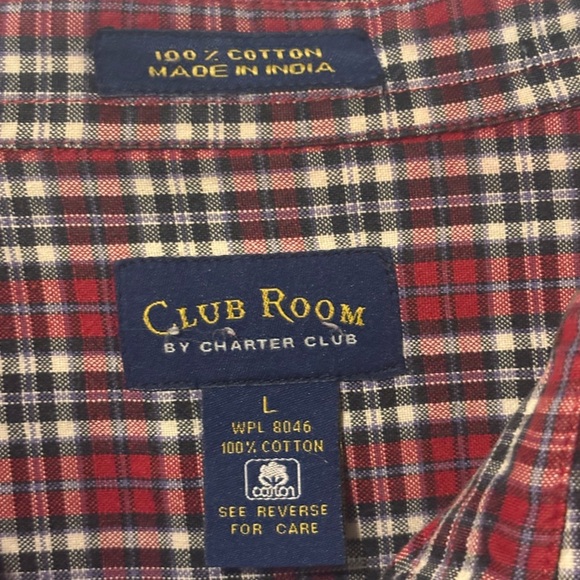 Club Room By Charter Club Long Sleeve Button Down Shirt. Large. - Picture 3 of 6
